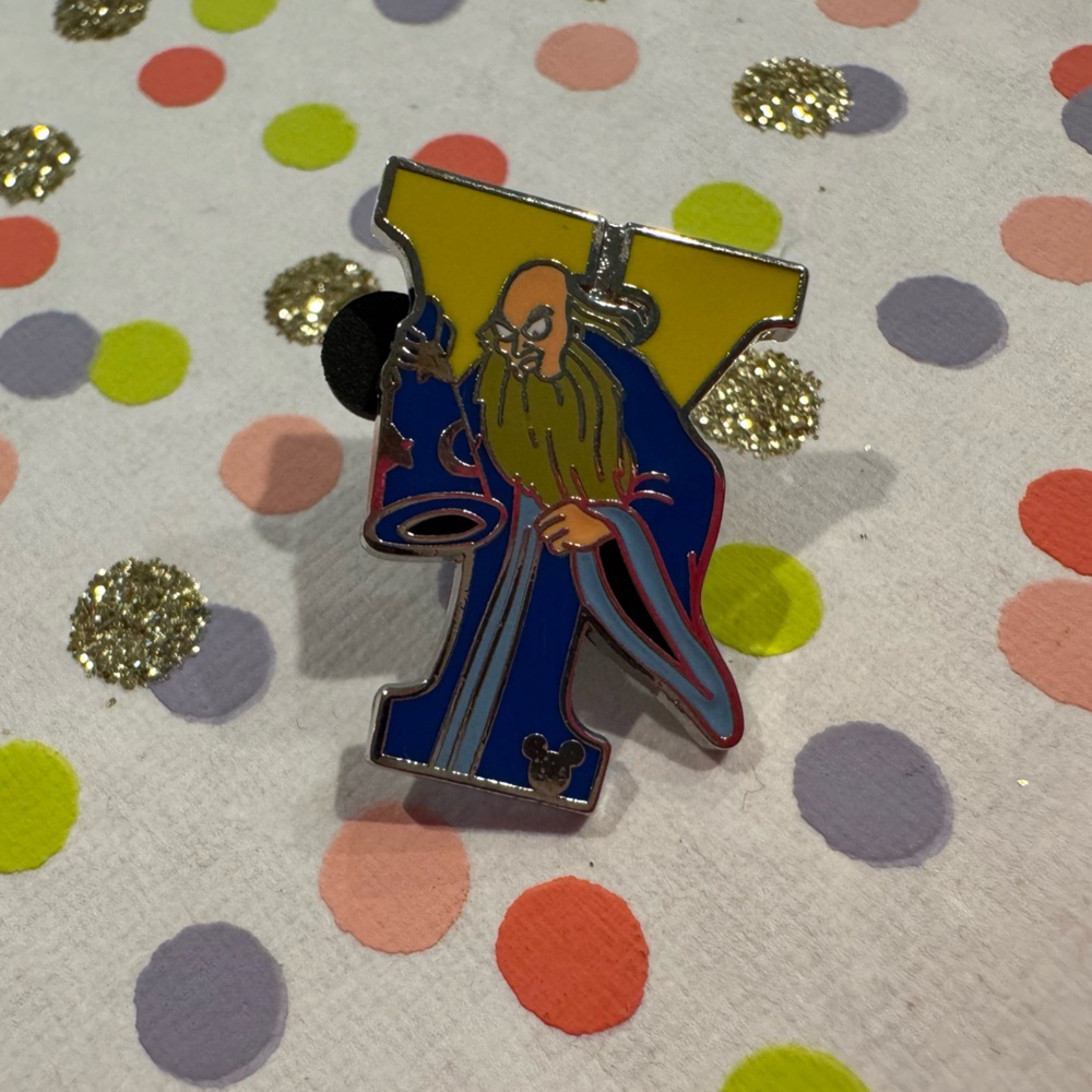 Disney Pins - Alphabet Series Y for Yensid Fantasia Hidden Mickey Pin 2011